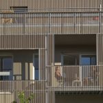 HOUSE PARK logements collectifs et maisons sur le toit ZAC du vallon des garettes à Orvault pour ADI par agence MXC ARCHITECTES à Nantes - architecture métal loggias - insertion environnement