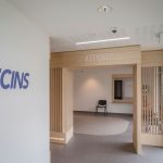 santé médecins bureaux soins consultations patients saint-nazaire restructuration bois aménagement intérieur courbes