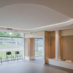 santé médecins bureaux soins consultations patients saint-nazaire restructuration bois aménagement intérieur courbes