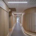 santé médecins bureaux soins consultations patients saint-nazaire restructuration bois aménagement intérieur courbes